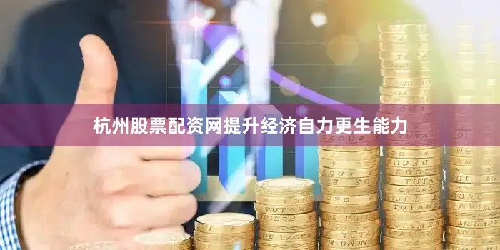 杭州股票配资网提升经济自力更生能力