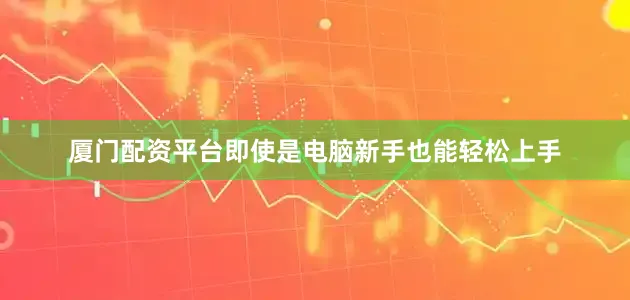 厦门配资平台即使是电脑新手也能轻松上手